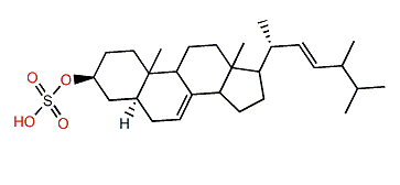 (22E,24xi)-24-Methylcholesta-7,22-dien-3b-ol 3-sulfate